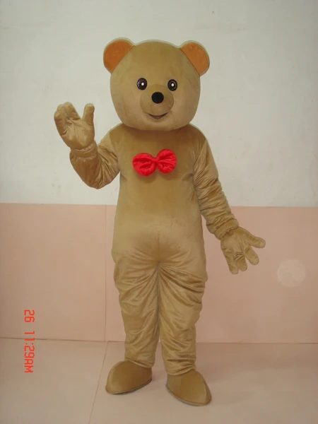 Прямая продажа с фабрики медведя для маленьких мальчиков красного цвета бантом