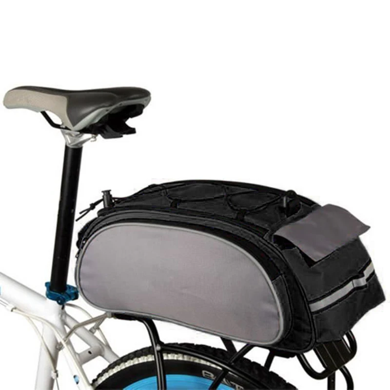 Waterproof Back Bag Bike Shoulder Handbag Saddlebag Storage Saddle MTB Cycle Luggage Polyester | Дом и сад