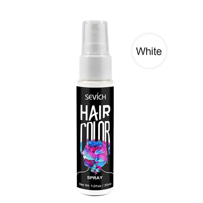 Sevich 30 мл одноразовый жидкий спрей краска для волос Diy Волосы нетоксичные цвета цвет временный 5 растительная краска для волос одноразовая стирка L7H2