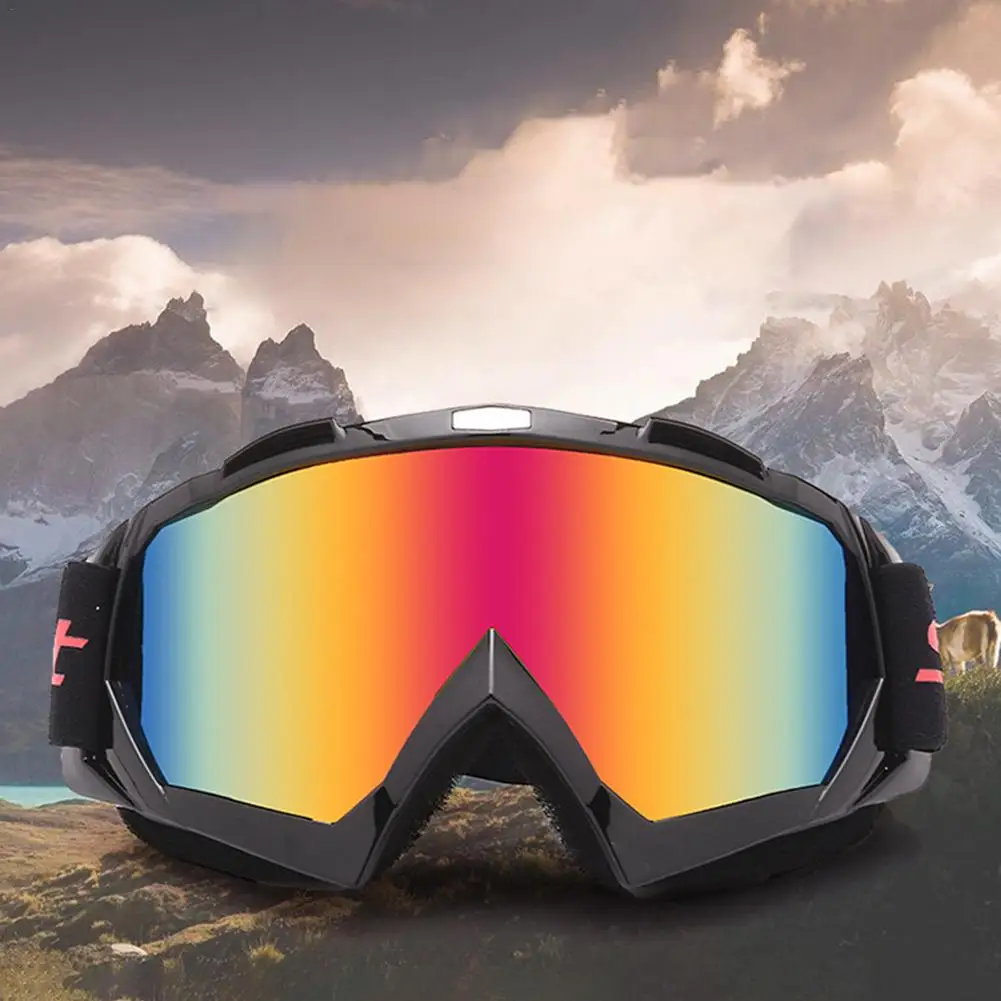 

Outdoor Ski Goggles Full Frame Big Lens Winter Windproof Skiing Riding Motorcycle Cycling Sunglasses Glasses Men Women Goggles