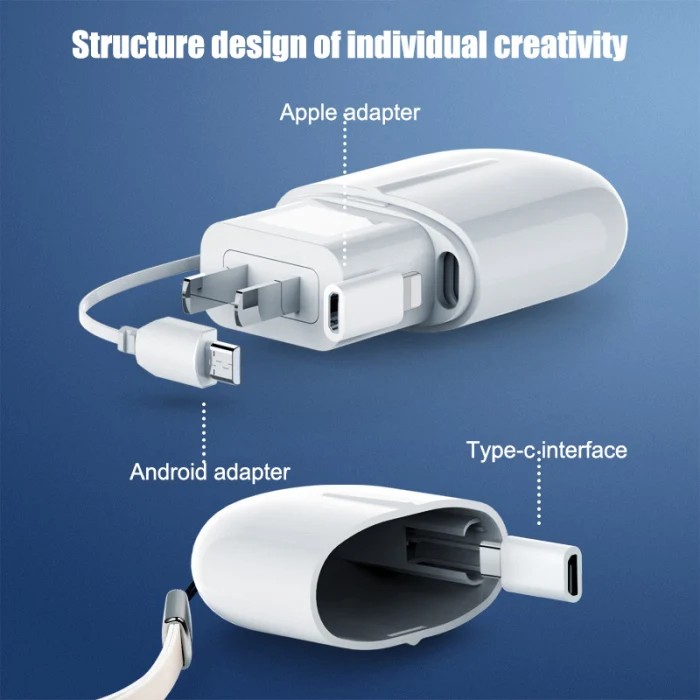 Многофункциональный USB кабель Адаптер Портативный Тип C зарядка для мобильного телефона офис PUO88