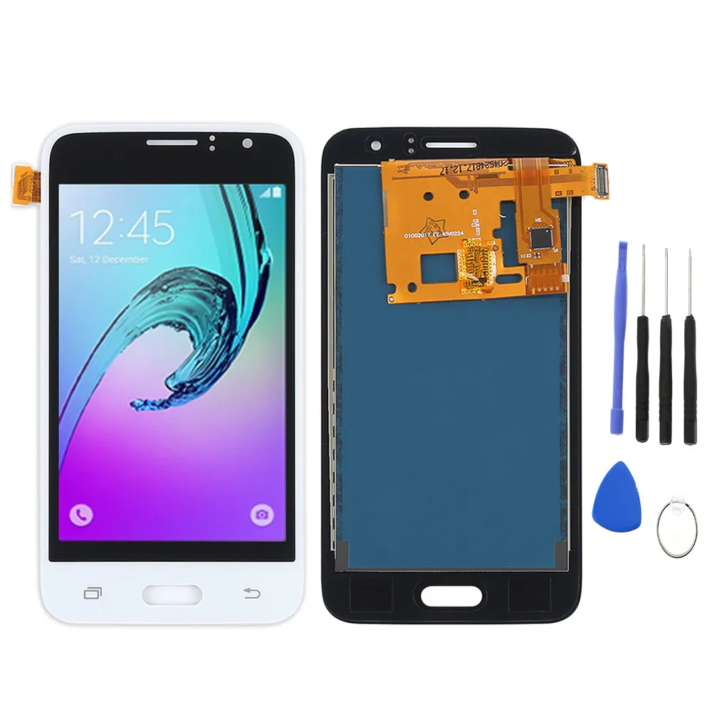 White lcd with tools J120f ЖК-дисплей для samsung GALAXY J1 ЖК-дисплей J120 J120f J120M J120H Дисплей Сенсорный экран планшета Дисплей для samsung j120f ЖК-дисплей - Цвет: White lcd with tools