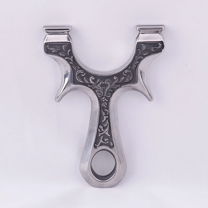 

2019 Precise Slingshot Stainless Steel Slingshot Catapult Hunting Outdoor Slingshot Hunting Tool Camping New Slingshot