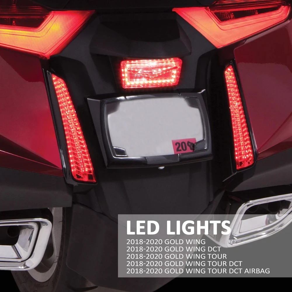 

NEW 2018 2019 2020 2021For HONDA Gold Wing 1800 F6B GL1800 Motorcycle Turn Signal LED Filler Panel Lights Decorative Lamp