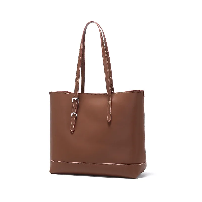 

Women Genuine Leather Totes Bag Large Capacity Lady Handbag Beach Shopping Bags Designer Female Cowhide Luxury Shoulder Bag