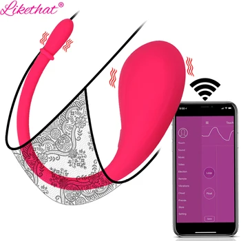 Sex Toys Bluetooth Dildo Vibrator for Women Panties APP Remote Control Female Vibrators Sex Toys for Adults 18 Masturbator 1
