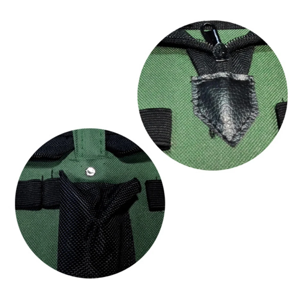 Высококачественная сумка для инструментов многофункциональная зеленая-черная ткань Оксфорд сумки для хранения прочный мягкий чехол высокой емкости для паяльника комплект