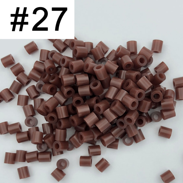 / 1000pcs perler PUPUKOU  fuse beads Pearly Iron Beads for Kids Hama Beads Diy Puzzles High Quality Handmade Gift Toy