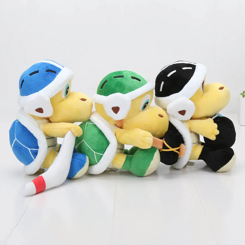 10 шт./компл. 18 см игра Супер Марио Bros Плюшевые игрушки koopa TROOPA с молотком меч черепаха Супер Марио Плюшевые игрушки