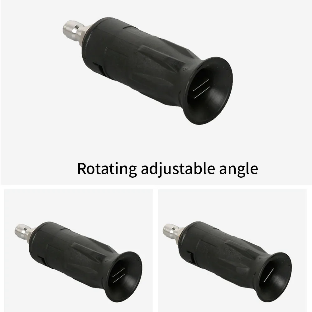 Stainless Steel Garden Pressure Washer Car Wash Tool Parts Nozzle Accessoris Cleaner Rod Adjustable Cleaning Replacement Gutter