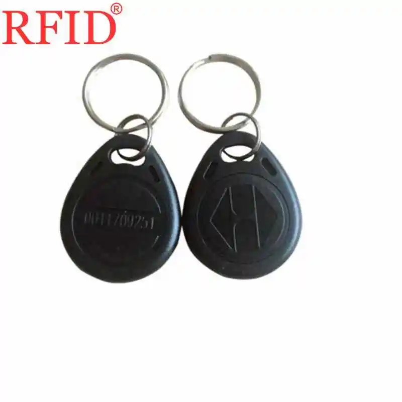 100pcs Black ID 125 кГц EM4100 TK4100 только для чтения брелок RFID EM жетон тег контроля доступа карты тег аксессуары много цветов выбрать 100 шт - Цвет: 100pcs Black