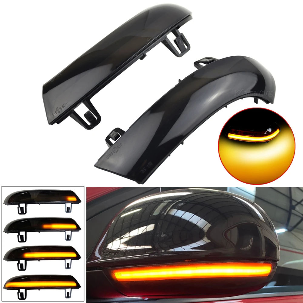 For Seat Alhambra Skoda Superb Wing Mirror LED Indicator Turn Signal Light Lamps