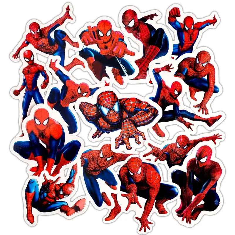 32 шт. Прохладный Marvel наклейки "Мстители" с рисованным аниме, Водонепроницаемый Стикеры для Чемодан ноутбук гитары Moto детские игрушки Стикеры s