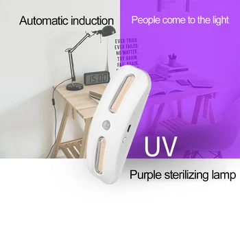 

Motion Activated LED Night Light UV Sterilizing Light USB Rechargeable Motion Sensor Light Toilet Cabinet Sterilization Tool
