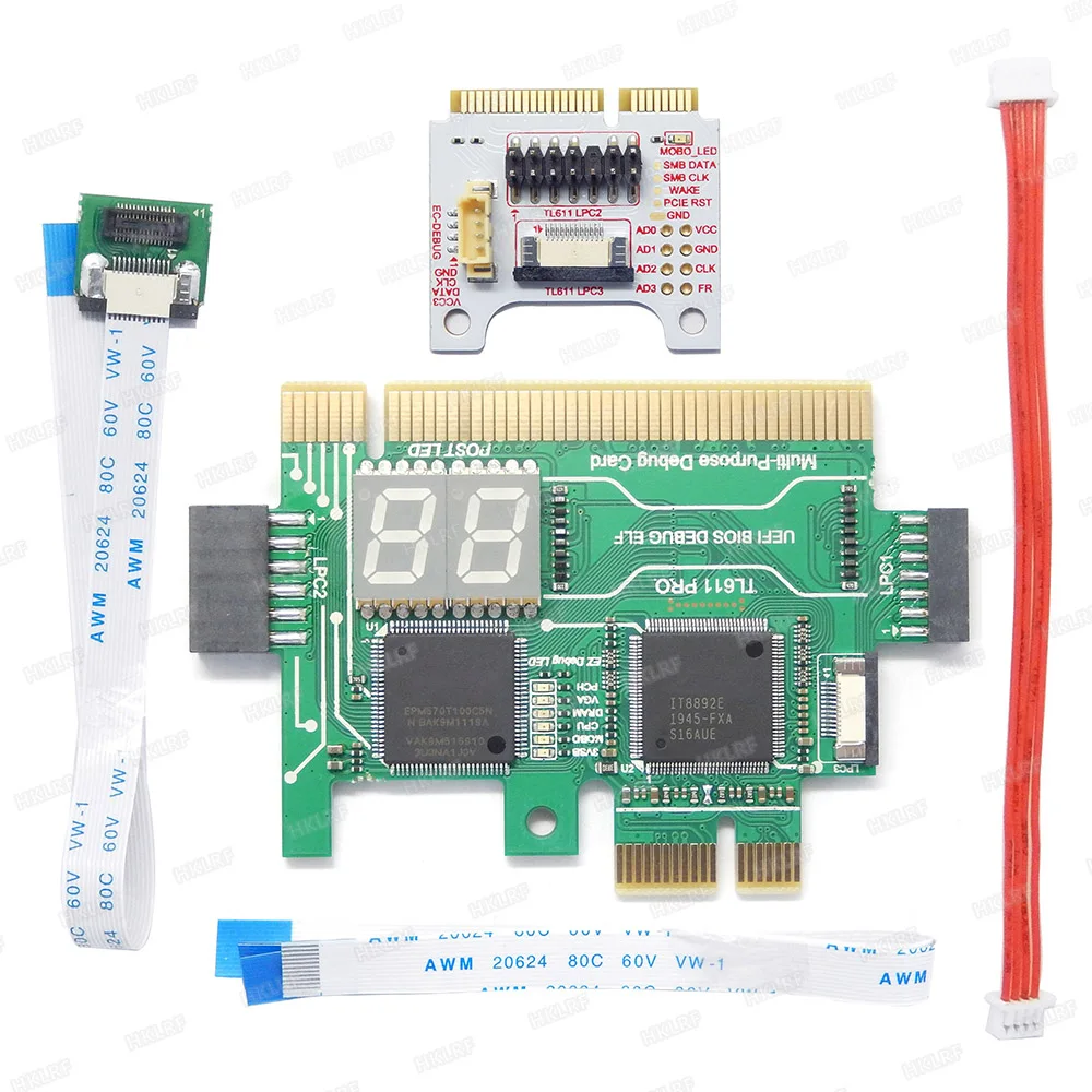 TL611 Pro Универсальный адаптор для портативного компьютера ПК PCI E mini LPC материнская