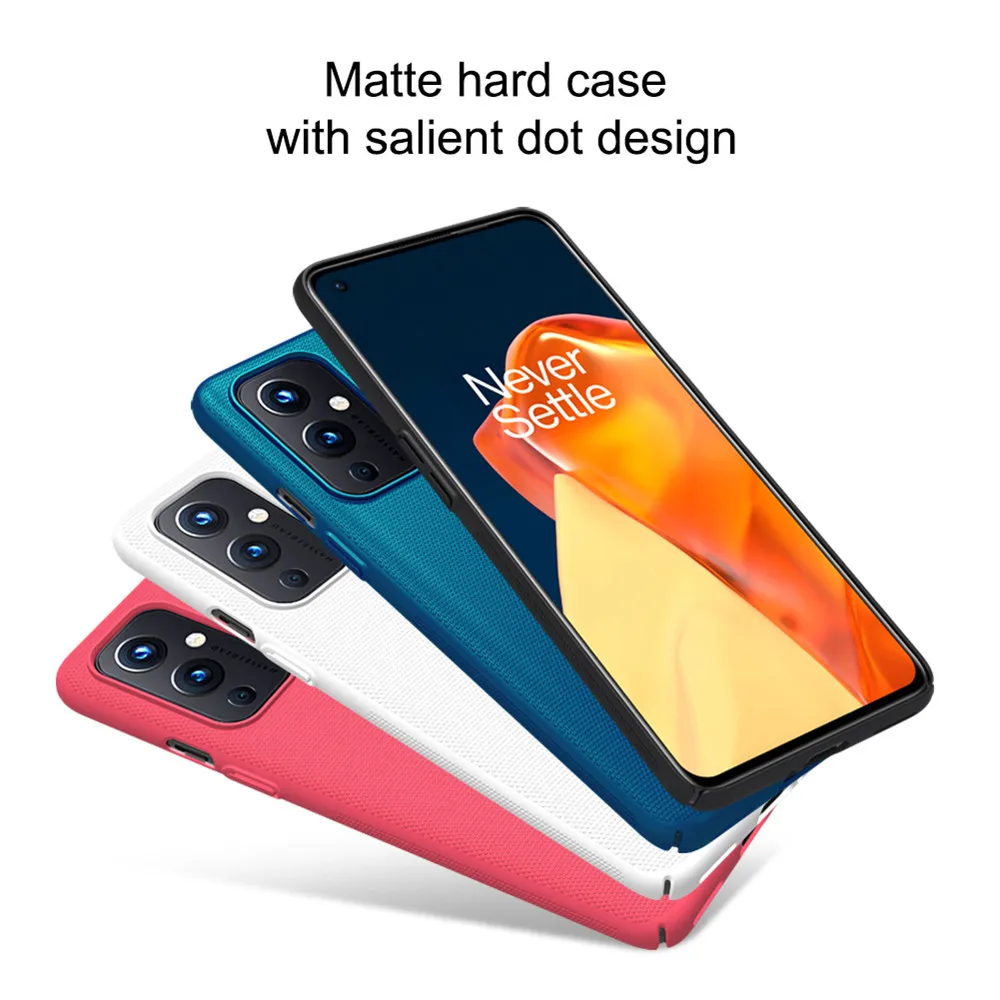

For OnePlus 9 EU/NA Genuine NILLKIN Super Frosted Shield Matte Hard Case Cover