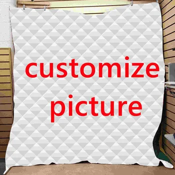 

SOFTBATFY Customized Dropshipping 3D Quilt All Season Kids Adults Quilt For Bed Soft Warm Blanket Quilt