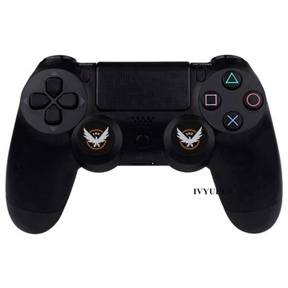 IVYUEEN 2 шт. для sony Dualshock playstation 4 PS4 Pro тонкий контроллер силиконовые аналоговые накладки на Джойстик Крышки для X Box One X/S