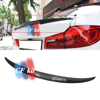 

CF Kit P Style Wing Spoiler Real Carbon Fiber For BMW 5 Series G30 G31 Rear Trunk Spiltter Car Styling