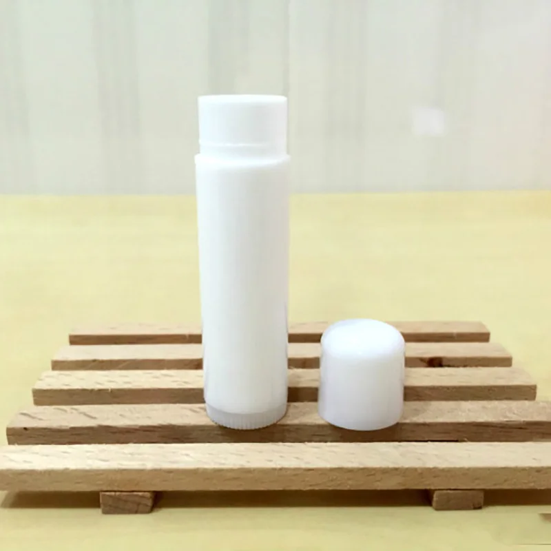 Белый черный 5 г пустая пластиковая трубка для помады многоразового использования Косметический бальзам в бутылке блеск для губ контейнер для упаковки крема