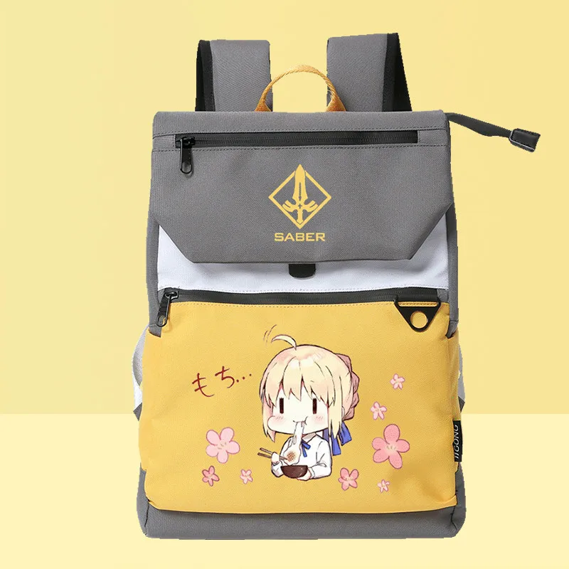 FGO Fate Grand Order Saber Cosplay Cartoon Unisex Backpack Cute ...