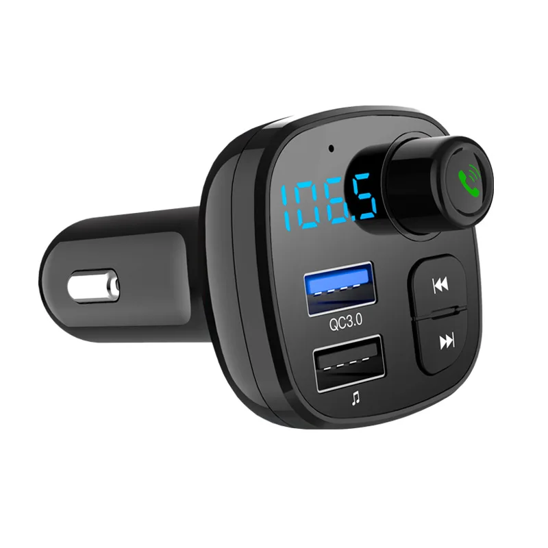 JaJaBor, автомобильный fm-передатчик, беспроводной fm-модулятор, Bluetooth, громкая связь, автомобильный комплект, A2DP, MP3, аудио, музыкальный плеер, 3.1A, QC3.0, автомобильное зарядное устройство