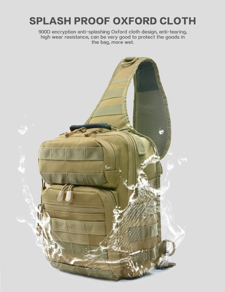 Открытый военный тактический Рюкзак Molle армейская Сумка для кемпинга Пеший Туризм рюкзак для охоты походы груди мешок Umitvaz