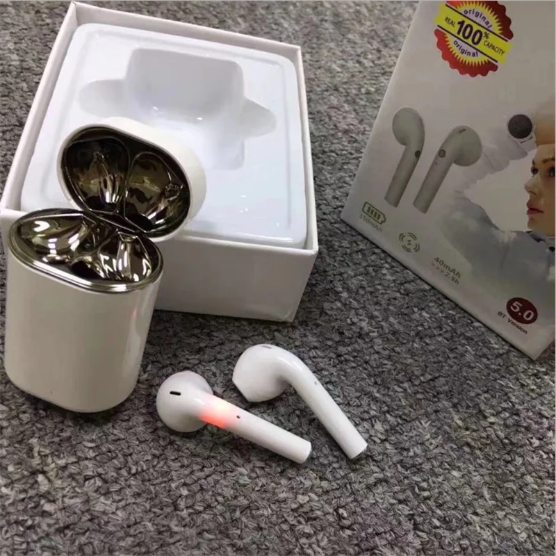 

I9mini Wireless Earbuds Bluetooh 5.0 in-Ear TWS Earphones Auto-Pair Wireless Headsets with High Definition Mic PK w1 H1 chip