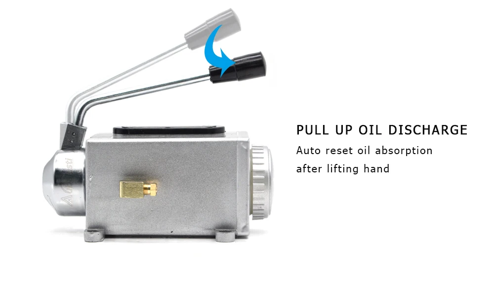 aubalasti lubrificação manual da bomba de óleo da mão cnc porta saída dupla bomba de lubrificação manual