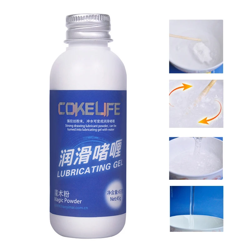 COKELIFE Magic Powder Lubricant Mix With Water 1 bottle Create 450ml