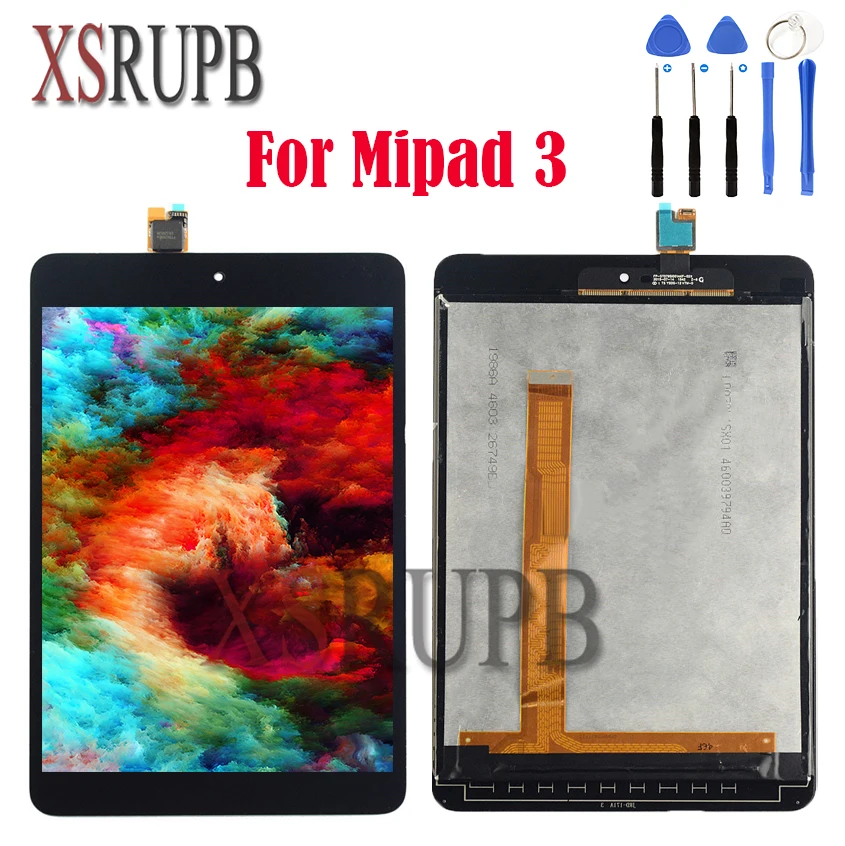 7.85&quot For Xiaomi Mi Pad 3 Mipad LCD Display Matrix Touch Screen Digitizer Assembly Tablet PC Replacement MIUI 2048*1536 | Компьютеры и