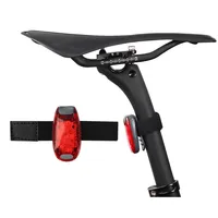 1PC Bicycle Light Cycling Silicone Decoration LED Light Mountain Bike Flashlight Front / Rear Lamp Waterproof Tail Light