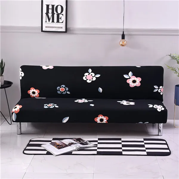 Универсальный чехол для дивана складной эластичный большой эластичный чехол для дивана без подлокотника складной защитный чехол для дивана-кровати - Цвет: 2