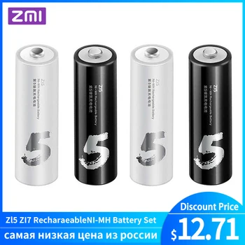 

4PC/lot Original ZMI ZI7 ZI5 AAA AA 700mAh 1800mAh 1.2V Rechargeable Ni-MH Battery ZIM Power Bank