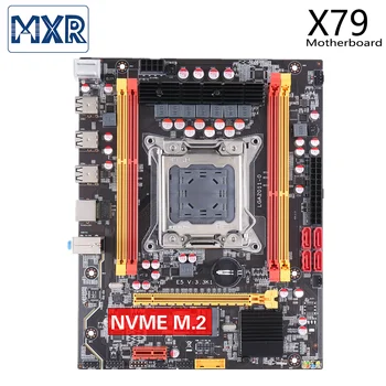 Placa base de escritorio MXR X79 LGA 2011 PCI-E NVME M.2 SSD Intel Xeon E5 V1 y V2 DDR3 REG ECC RAM X79G