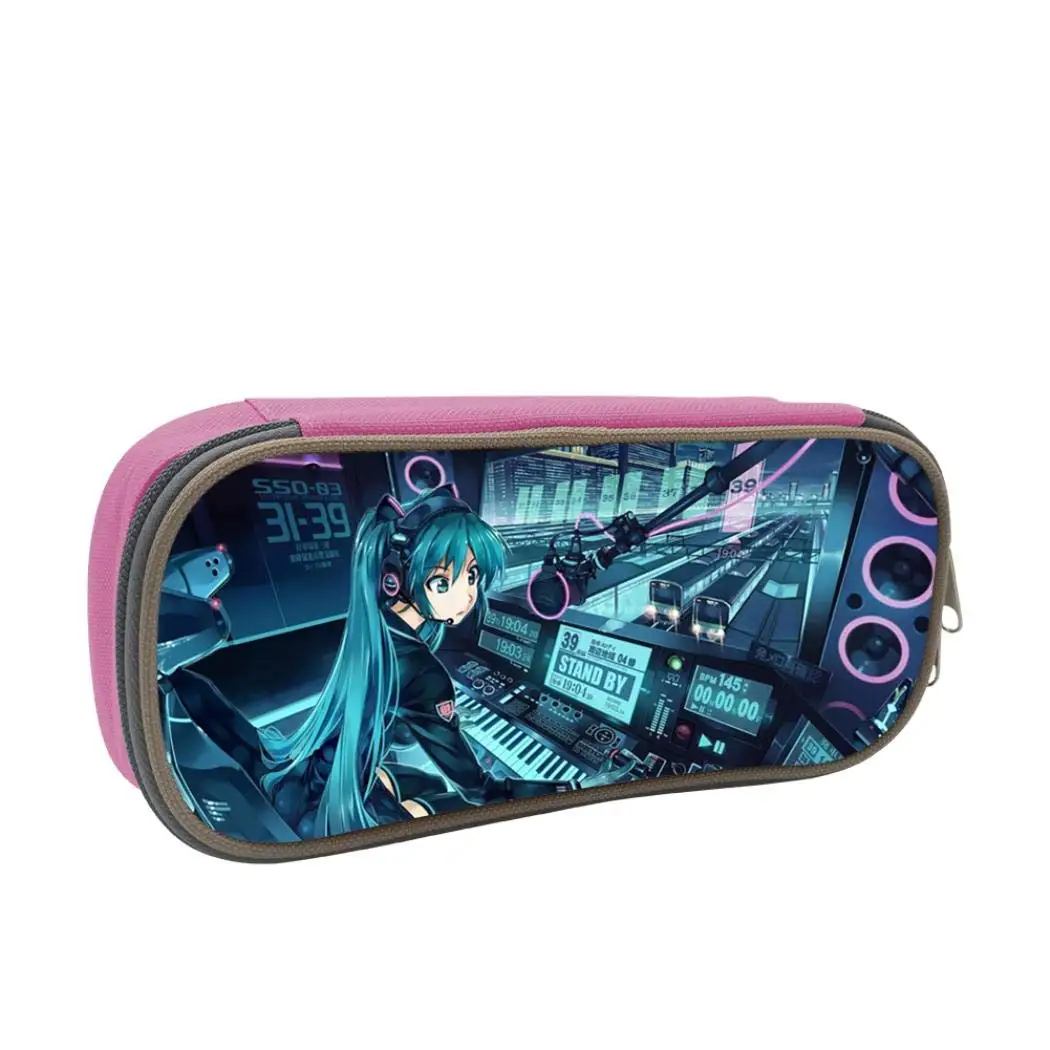 Шляпа Су-ne аниме M-i K-u 3D Печать Карандаш Чехол студенческие канцелярские принадлежности сумки подставки для карандашей пенал для ручек