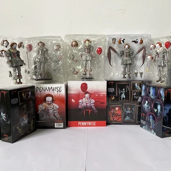 

18cm 7 inch 6 Types NECA Pennywise Action Figure Collectible Toy Doll Horror Halloween Gift