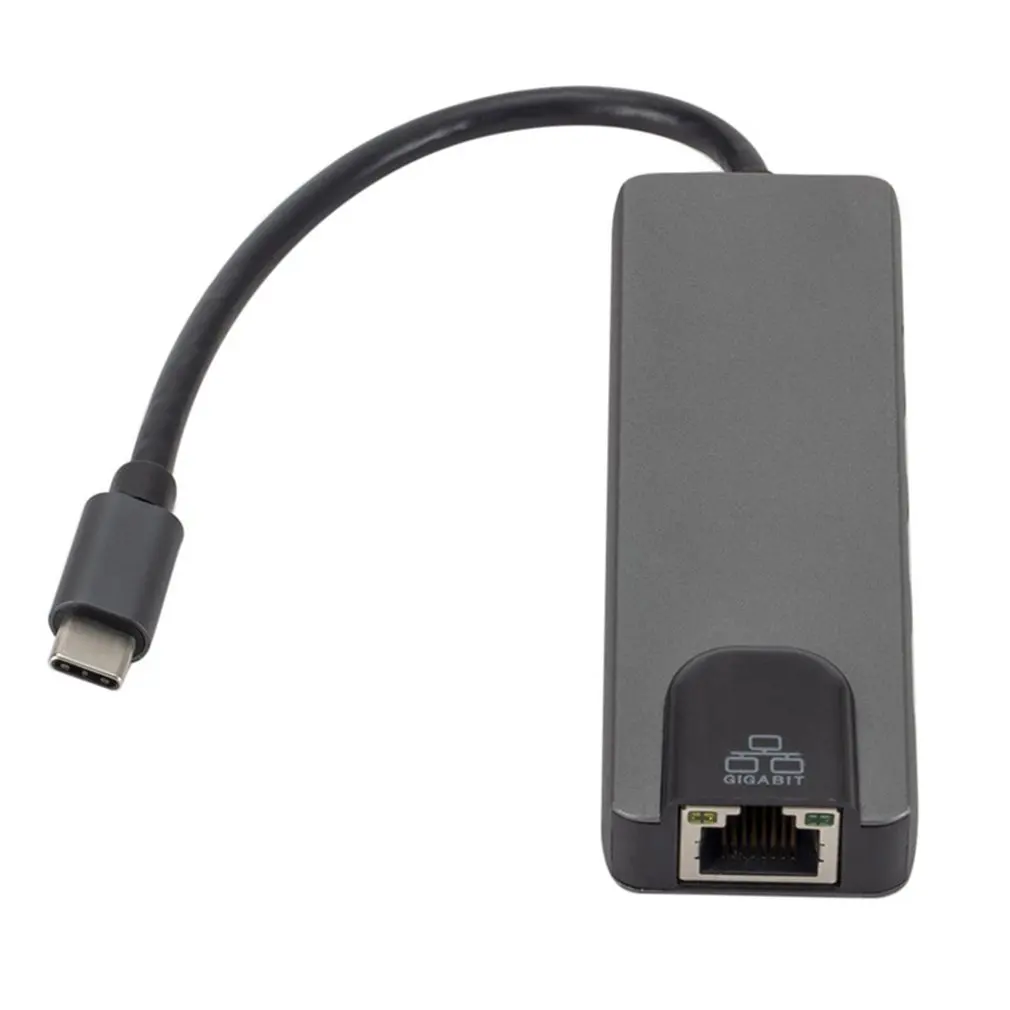 

5 in 1 USB Type C Hub Hdmi 4K USB C Hub to Gigabit Ethernet Rj45 Lan Adapter 4K*2K USB3.1 Multifunction Converter