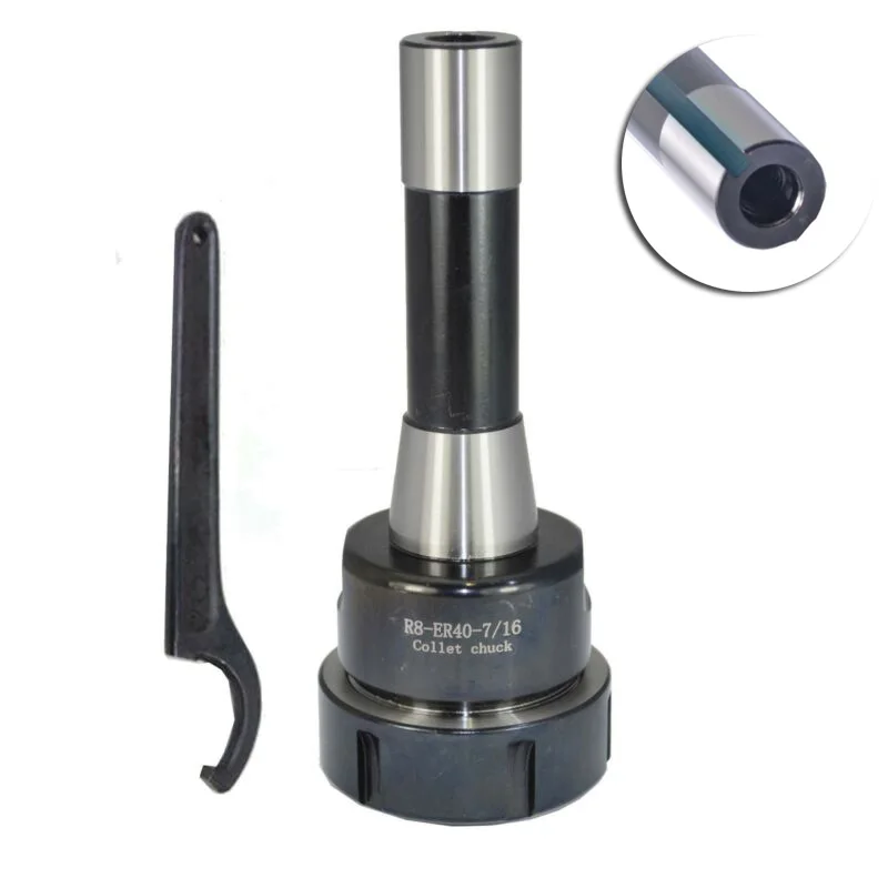 

7/16 Spring Collet R8 arbor DIN6499B DN65 Carbon Steel MT3 MT4 Set Chuck Milling Cutter Tools Holder