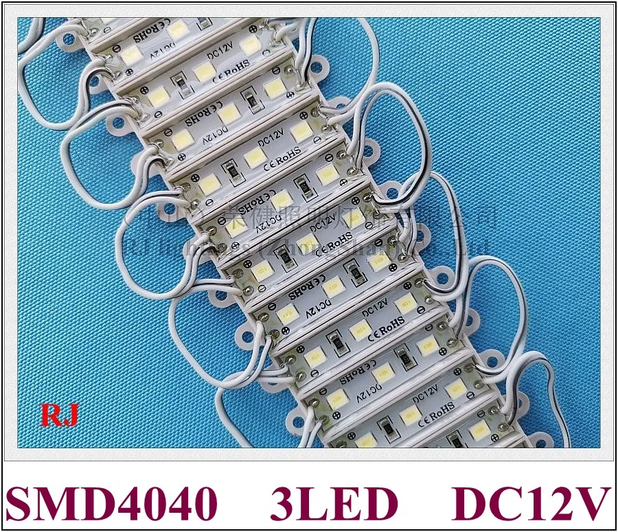 36 мм * 09 SMD 4040 светодиодный модуль 3 светодиодного модуля для вывески буквы DC12V SMD4040