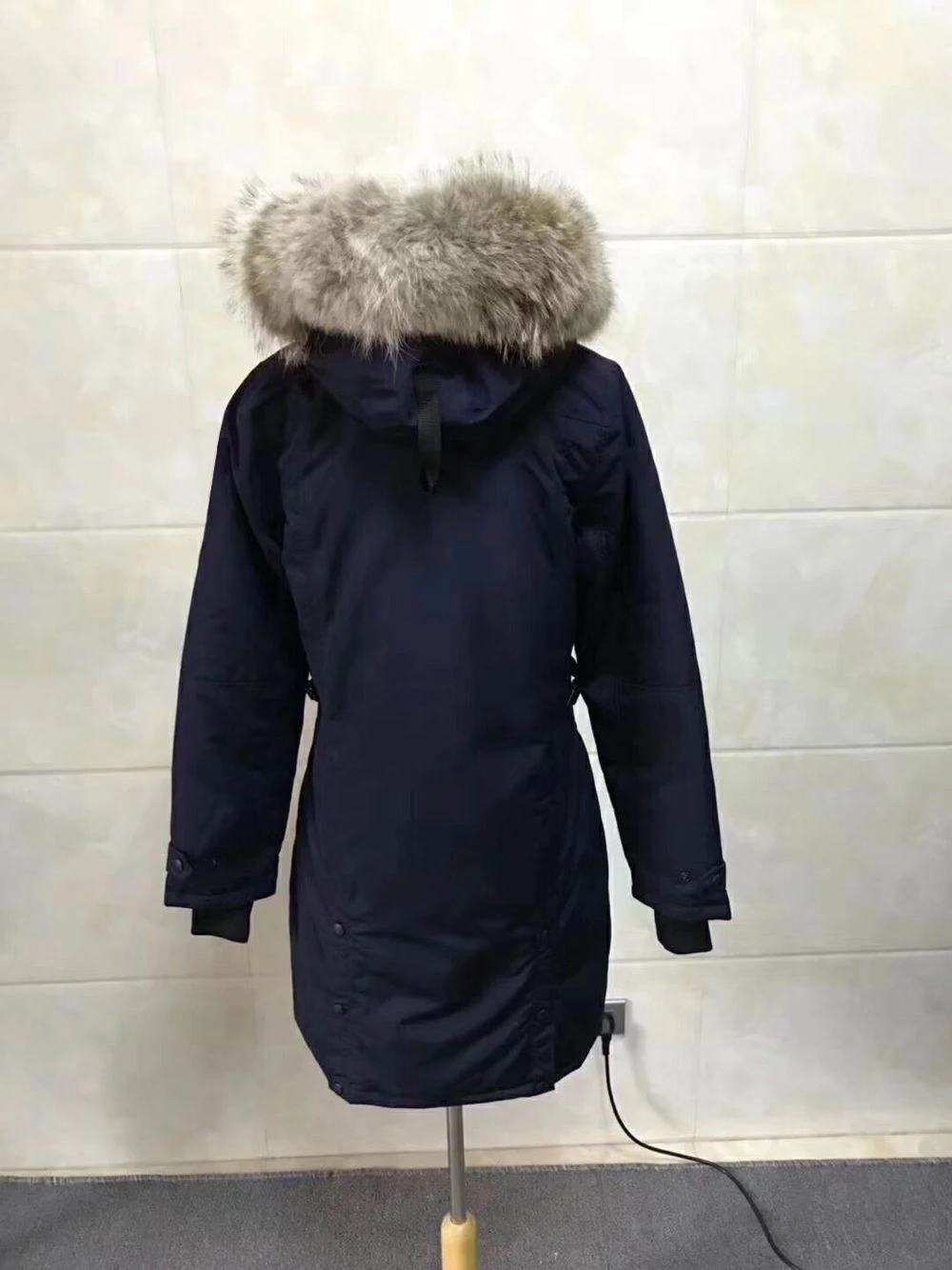 Зимняя куртка, женская белая куртка на утином пуху, теплая-40 degree, женское пуховое пальто, высокое качество, большой меховой воротник, с капюшоном, женские пуховые парки
