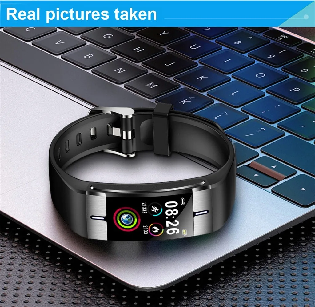 BM08 для женщин SmartWatch IP68 водонепроницаемый браслет контроля сна Спорт Фитнес тело жира функция кровяного давления для iOS Android