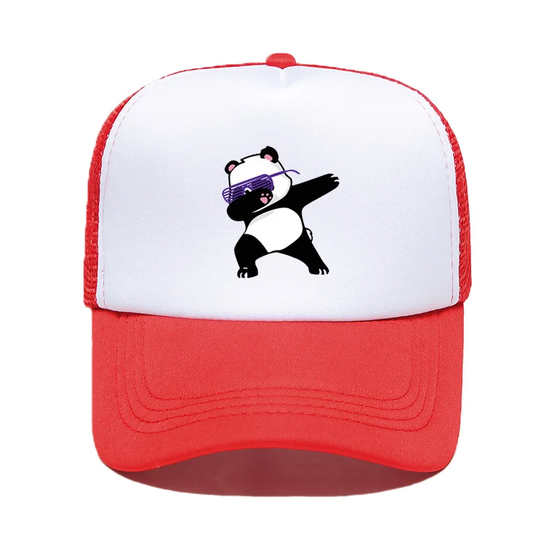 Qi xin cat plays the cool panda series baseball cap male and female hipster hip hop cap fashion joker hot style net hat