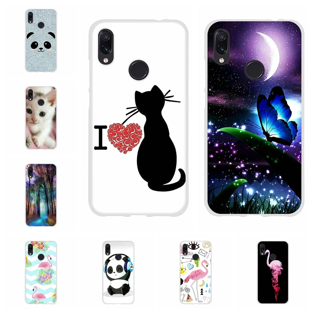 

For Xiaomi Redmi 3 3s Case Soft TPU Silicone For Xiaomi Redmi Note 4 4X Note 7 7 Pro Cover Flamingo Patterned For Redmi Go Shell