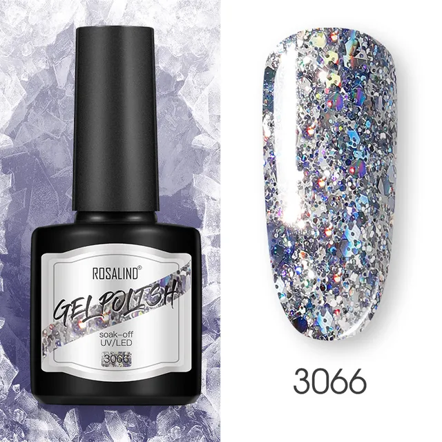 ROSALIND 8ml Gel Nail Polish Shiny Matte Effect Gel Polish For Manicure Nail Art Design Semi Permanent Painting Varnishes Gel RS17-3066