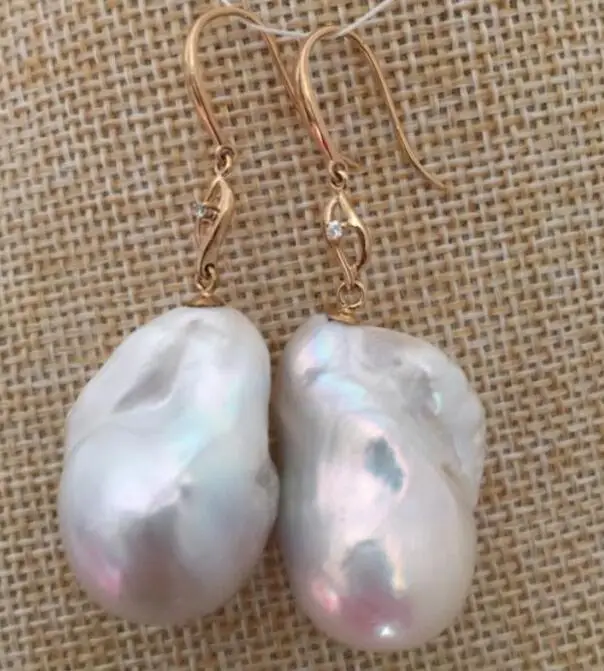 charming10-11mm tahitian круглый черный зеленый жемчуг серьги 925s