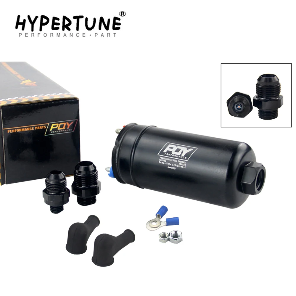 

Hypertune - EFI 380LH 1000HP TOP QUALITY External Fuel Pump E85 Compatible 044 style New HT-FPB003-QY