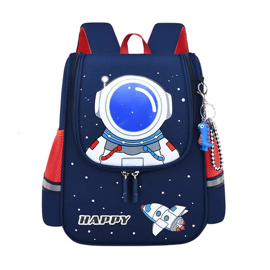 

Fengdong Primary Student Backpack Carton Kindergarten School Back Pack Children Gift First Grade School Bags Reflective Strip