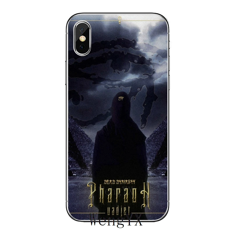Для iPhone 11 pro XR X XS Max 8 7 6s plus SE 5s 5c iPod Touch 5 6 прозрачный чехол русский раппер Фараон - Цвет: rapper-Pharaoh-A-09