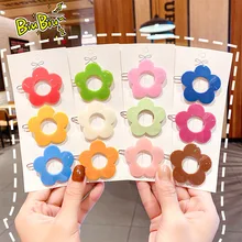 

New Girls Cute Colorful Flower korean Hairpins Sweet Hair Decorate Barrett Headwear Hair Clip Hairgrips Fashion Hair Accessories